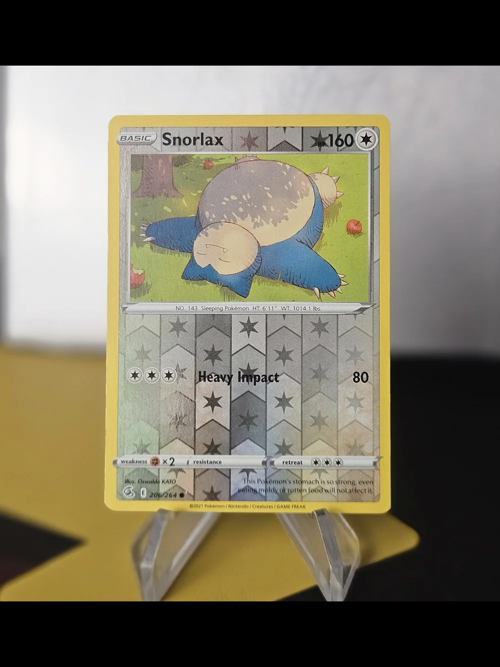 Snorlax 206/264 Pokemon TCG Reverse Holo Rare